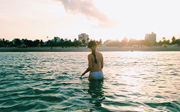 Taking in the Ocean